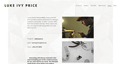 Desktop Screenshot of lukeivyprice.com